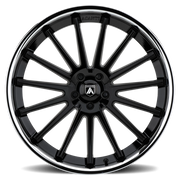 Asanti Black Label Beta 20x10.5 +38 5x114.3mm 72.6mm Gloss Black Chrome Lip