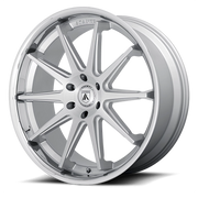 Asanti Black Label Emperor 22x10 +30 5x120mm 74.1mm Brushed Silver Chrome Lip