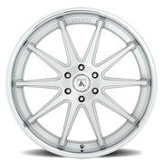 Asanti Black Label Emperor 22x10 +30 5x120mm 74.1mm Brushed Silver Chrome Lip