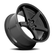 Asanti Black Label Regal 20x9 +35 5x120mm 74.1mm Satin Black Gloss Black Lip