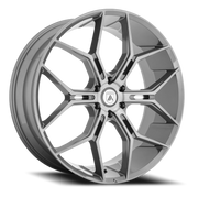 Asanti Black Label Monarch Truck 26x10 +20 6x139.7mm 106.1mm Brushed Titanium