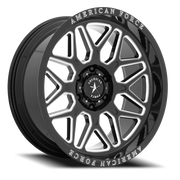 American Force AC001 Rush 20x10 -18 6x139.7mm 78.1mm Gloss Black Milled