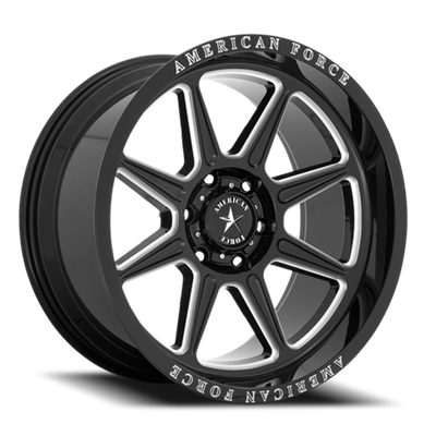 American Force AC002 Trail 20x10 -18 6x135mm 87.1mm Gloss Black Milled