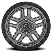 Fuel AMMO 18x9 +1 6x139.7mm 106.1mm Matte Gunmetal Black Bead Ring