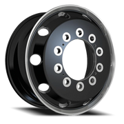 ATX AO404 Journey 22.5x12.3 +119 10x285.75mm 220.1mm Satin Black Polished Lip