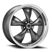 American Racing Torq Thrust M 17x8 +0 5x120.65mm 72.6mm Anthracite Machined Lip