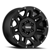 American Racing Yukon 18x8.5 +15 6x139.7mm 106.25mm Cast Iron Black