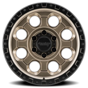 American Racing AR201 18x9 +0 8x170mm 125.5mm Matte Bronze Black Lip