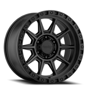 American Racing AR202 17x9 -12 8x165.1mm 125.1mm Cast Iron Black