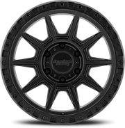 American Racing AR202 18x9 +0 6x139.7mm 106.25mm Cast Iron Black