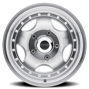 American Racing AR23 SL 15x7 -6 5x114.3mm 83.06mm Machined Silver Clear Coat