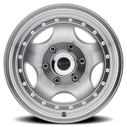 American Racing AR23 SL 15x10 -44 6x139.7mm 108mm Machined Silver Clear Coat