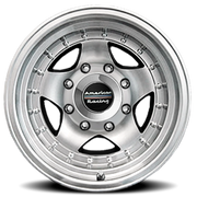 American Racing AR23 SL 16x8 +0 8x170mm 130.81mm Machined Silver Clear Coat