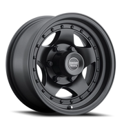 American Racing AR23 BK 15x7 -6 6x139.7mm 108mm Satin Black Clear Coat