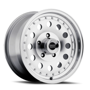 American Racing Outlaw II 16x8 +0 5x139.7mm 108mm Machined Silver Clear Coat