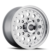 American Racing Outlaw II 18x8 +0 8x170mm 130.81mm Machined Silver Clear Coat