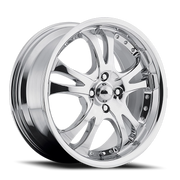 American Racing Casino 17x7.5 +45 4x100mm 72.6mm Chrome
