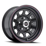 American Racing AR767 16x8 +12 5x139.7mm 108mm Gloss Black Stripes