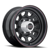 American Racing AR767 15x7 +0 6x139.7mm 108mm Gloss Black Stripes