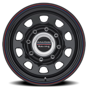 American Racing AR767 16x8 +12 8x165.1mm 130.81mm Gloss Black Stripes