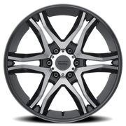 American Racing Mainline 20x8.5 +35 6x139.7mm 106.25mm Gloss Black Machined