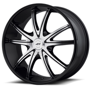 American Racing AR897 20x8.5 +38 5x130mm 72.56mm Gloss Black Machined