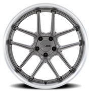 American Racing AR942 20x9.5 +15 5x115mm 71.5mm Matte Gunmetal Machined Lip