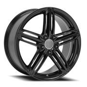 OE Wheels AU12 18x8 +45 5x112mm 66.6mm Black