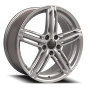 OE Wheels AU12 18x8 +35 5x112mm 66.6mm Silver