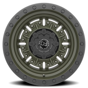 Black Rhino Abrams 17x9.5 -18 5x127mm 71.6mm Olive Drab Green
