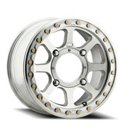KMC Addict 2 Beadlock UTV 14x7 +38 4x156mm 132mm Machined Silver