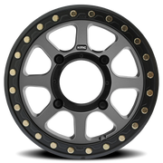 KMC Addict 2 Beadlock UTV 15x6 +38 4x137mm 112.1mm Satin Gray