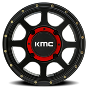 KMC Addict 2 UTV 14x7 +10 4x137mm 112.1mm Satin Black