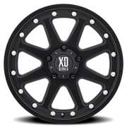 XD Series Addict 17x9 -12 8x170mm 125.5mm Matte Black