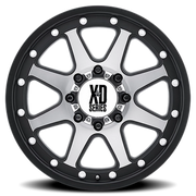 XD Series Addict 18x9 -12 8x165.1mm 125.5mm Matte Black Machined