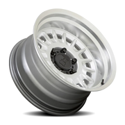 Black Rhino Aliso 18x9 +12 5x150mm 110.1mm Gloss Silver Mirror Cut Face-Mirror Cut Lip