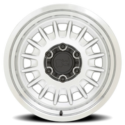 Black Rhino Aliso 18x9 +12 5x150mm 110.1mm Gloss Silver Mirror Cut Face-Mirror Cut Lip