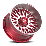 Fittipaldi Offroad Alpha Series 22x12 -44 5x139.7mm 110.2mm Gloss Red Machined