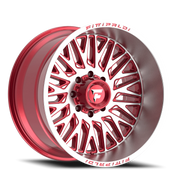 Fittipaldi Offroad Alpha Series 22x12 -44 6x135mm 106.2mm Gloss Red Machined