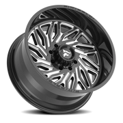 Fittipaldi Offroad Alpha Series 24x12 -44 6x135mm 106.2mm Gloss Black Milled
