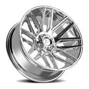 Fittipaldi Offroad Alpha Series 20x10 -19 8x170mm 125.2mm Chrome Mirror Coat Chrome