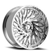 Fittipaldi Offroad Alpha Series 24x10 +0 8x170mm 125.2mm Chrome Mirror Coat Chrome