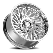 Fittipaldi Offroad Alpha Series 24x10 +0 8x165.1mm 125.2mm Chrome Mirror Coat Chrome