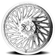 Fittipaldi Offroad Alpha Series 24x10 +0 8x170mm 125.2mm Chrome Mirror Coat Chrome