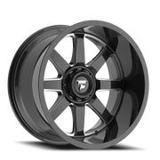 Fittipaldi Offroad Alpha Series 20x10 -25 8x170mm 130.2mm Gloss Black Milled