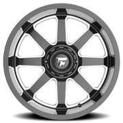 Fittipaldi Offroad Alpha Series 20x9 +12 8x165mm 130.2mm Gloss Black Milled