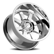 Fittipaldi Offroad Alpha Series 18x9 +12 8x180mm 124.3mm Chrome Mirror Coat Chrome