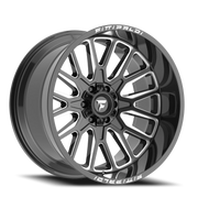 Fittipaldi Offroad Alpha Series 20x9 +18 5x139.7mm 110.2mm Gloss Black Milled