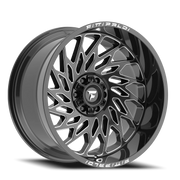 Fittipaldi Offroad Alpha Series 20x10 -19 8x180mm 124.3mm Gloss Black Milled