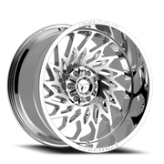 Fittipaldi Offroad Alpha Series 22x12 -44 8x180mm 124.3mm Chrome Mirror Coat Chrome